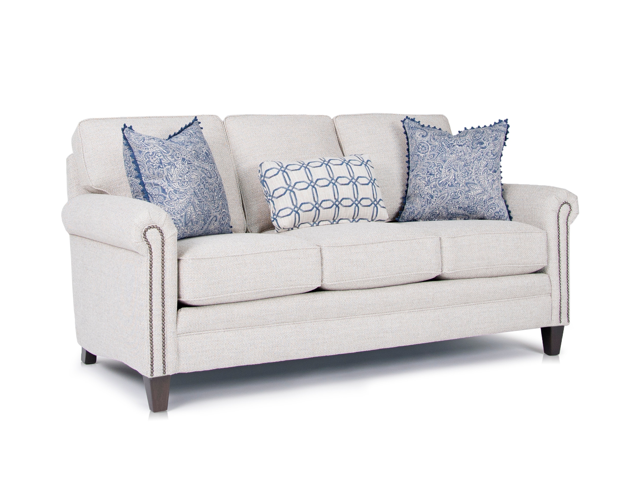 Smith Brothers 234-11 Mid-Size Three Cushion Sofa